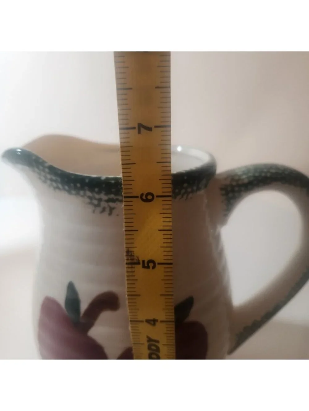 Alco Industries Apple Garden Ceramic Pitcher small new in box.